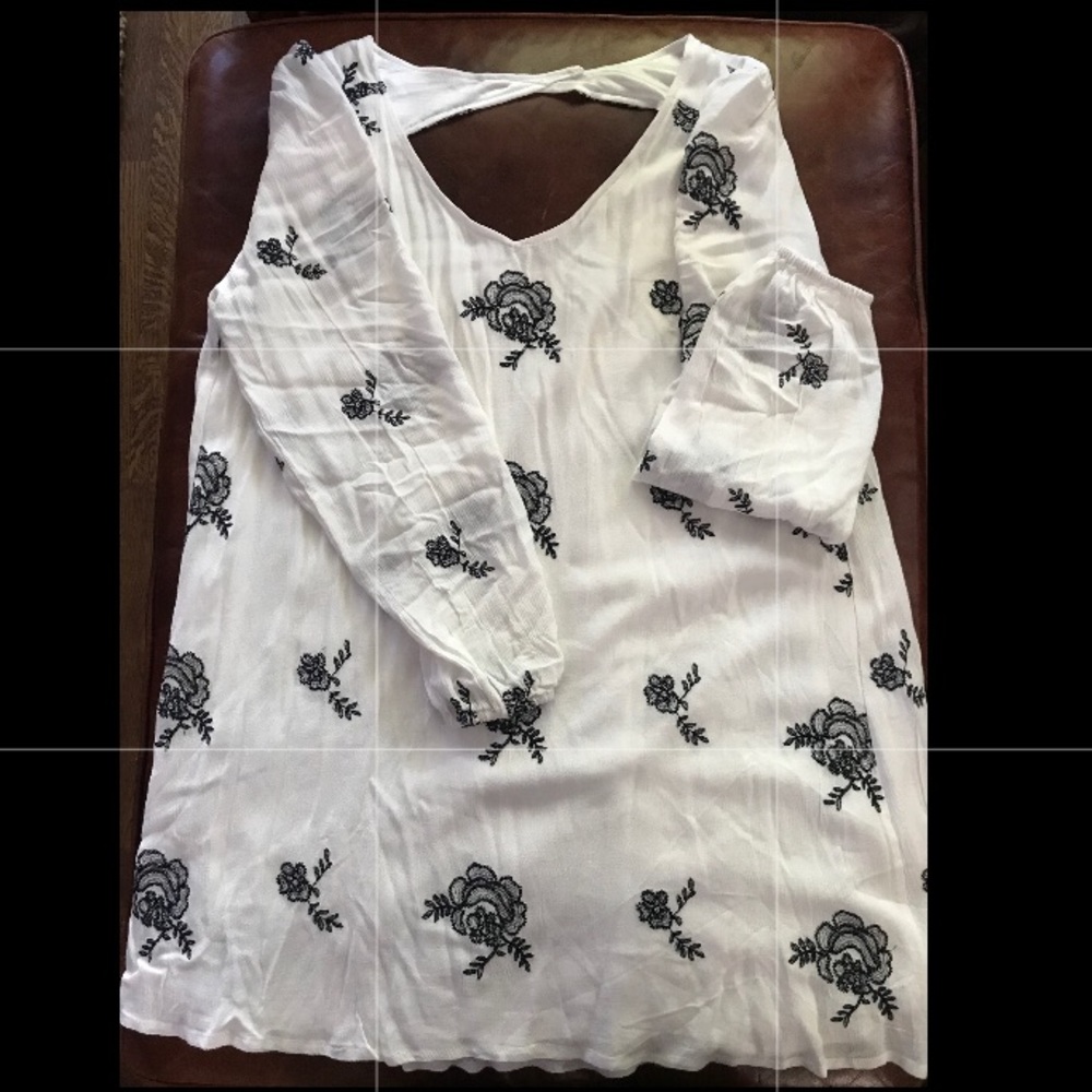 White Flowy Dress